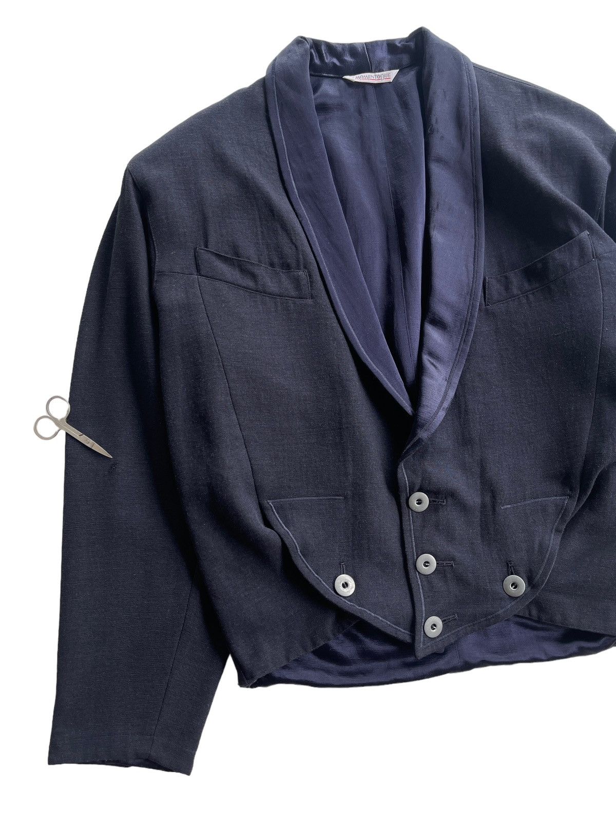 Marithe + Francois Girbaud ARCHIVE 1980s MFG x Momentodue x Allegri Cropped Jacket Size US M / EU 48-50 / 2 - 9 Thumbnail
