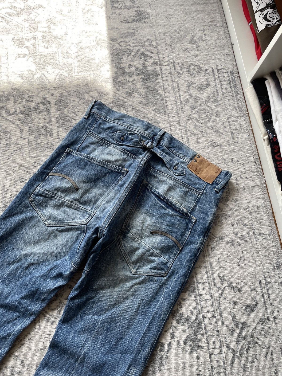 Vintage G star Vintage Jeans Faded Mud Washed Japanese Y2k Distresse Size US 32 / EU 48 - 4 Thumbnail