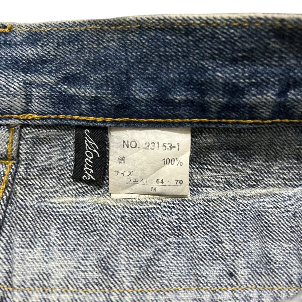 Japanese Brand Y2K Double Waist Denim Pants Mouth Valley Size US 30 / EU 46 - 8 Thumbnail