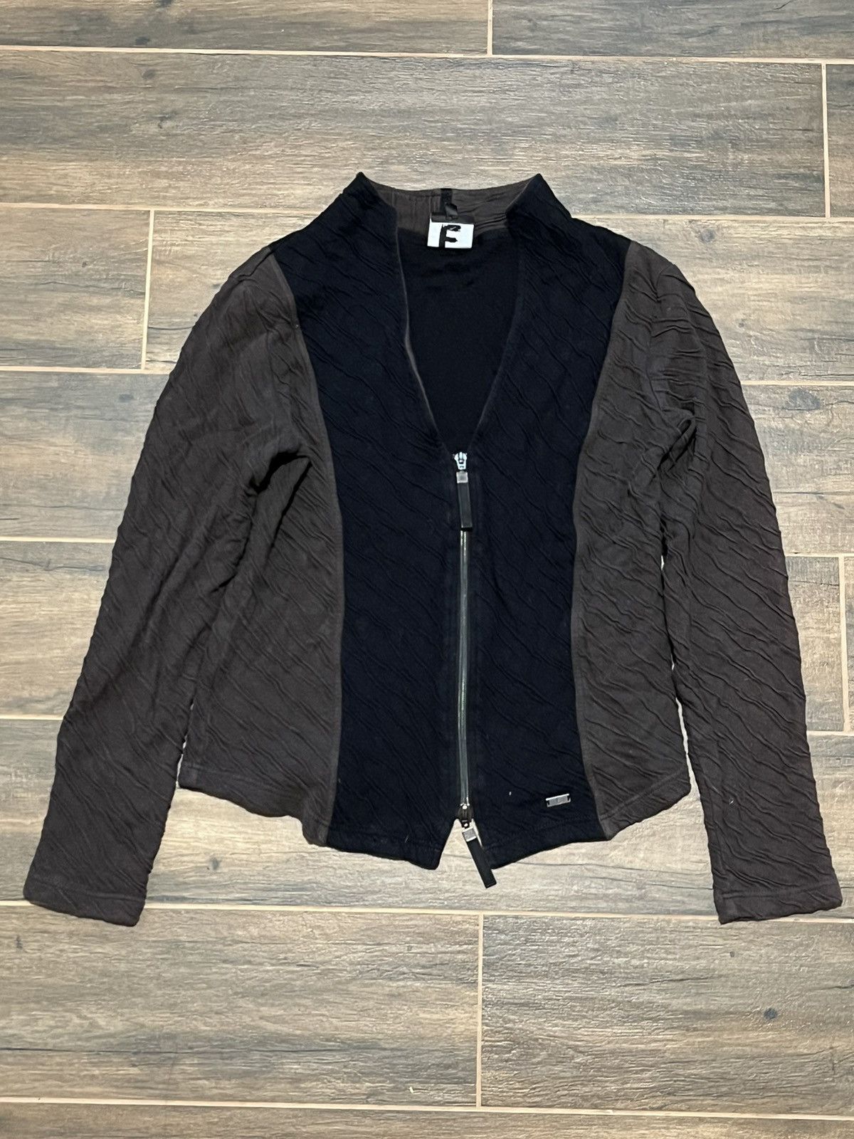 Japanese Brand Y2K rickowens type top sweatshirt zip Size M / US 6-8 / IT 42-44 - 1 Thumbnail