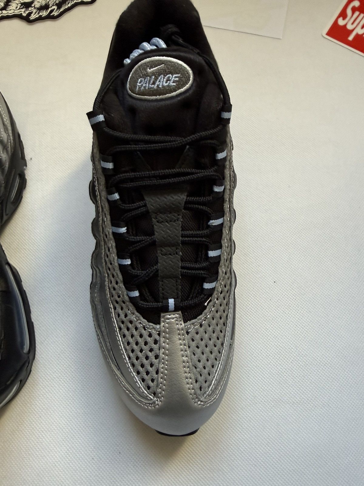 Nike | NO TAX IN EU 🔥 PALACE x NIKE Air Max 95 Black Silver | Size US 9 / EU 42 - 16 Thumbnail
