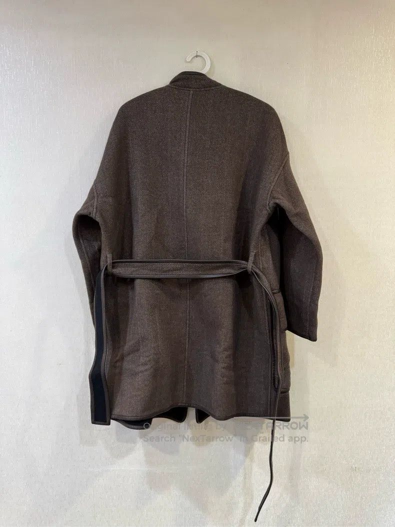 Hermes Hermes Autumn/Winter Cashmere Coat with Tree Brown Studs Size XXS / US 00 / IT 34 - 2 Thumbnail