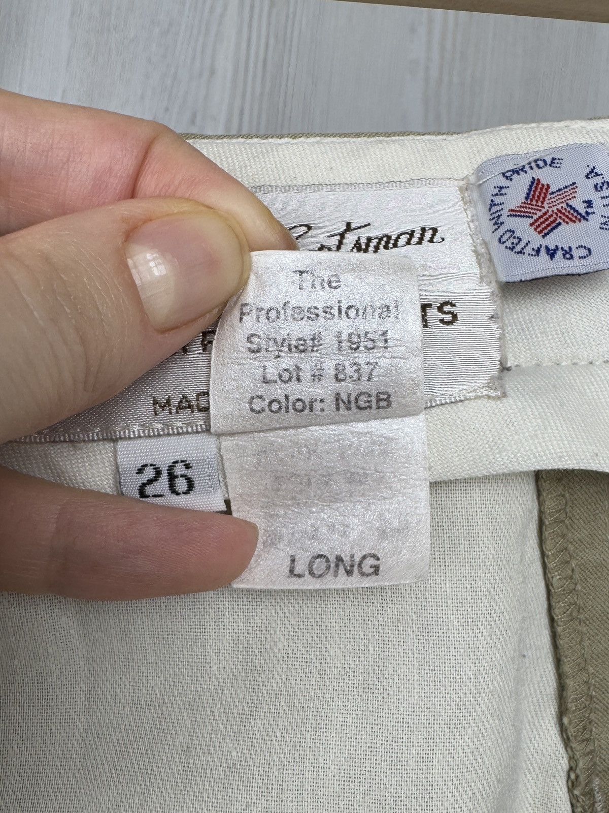 Other Tailored Sportsman Tan Side Zip Knee Patch Riding Show sz 26 Size 26" / US 2 / IT 38 - 13 Thumbnail