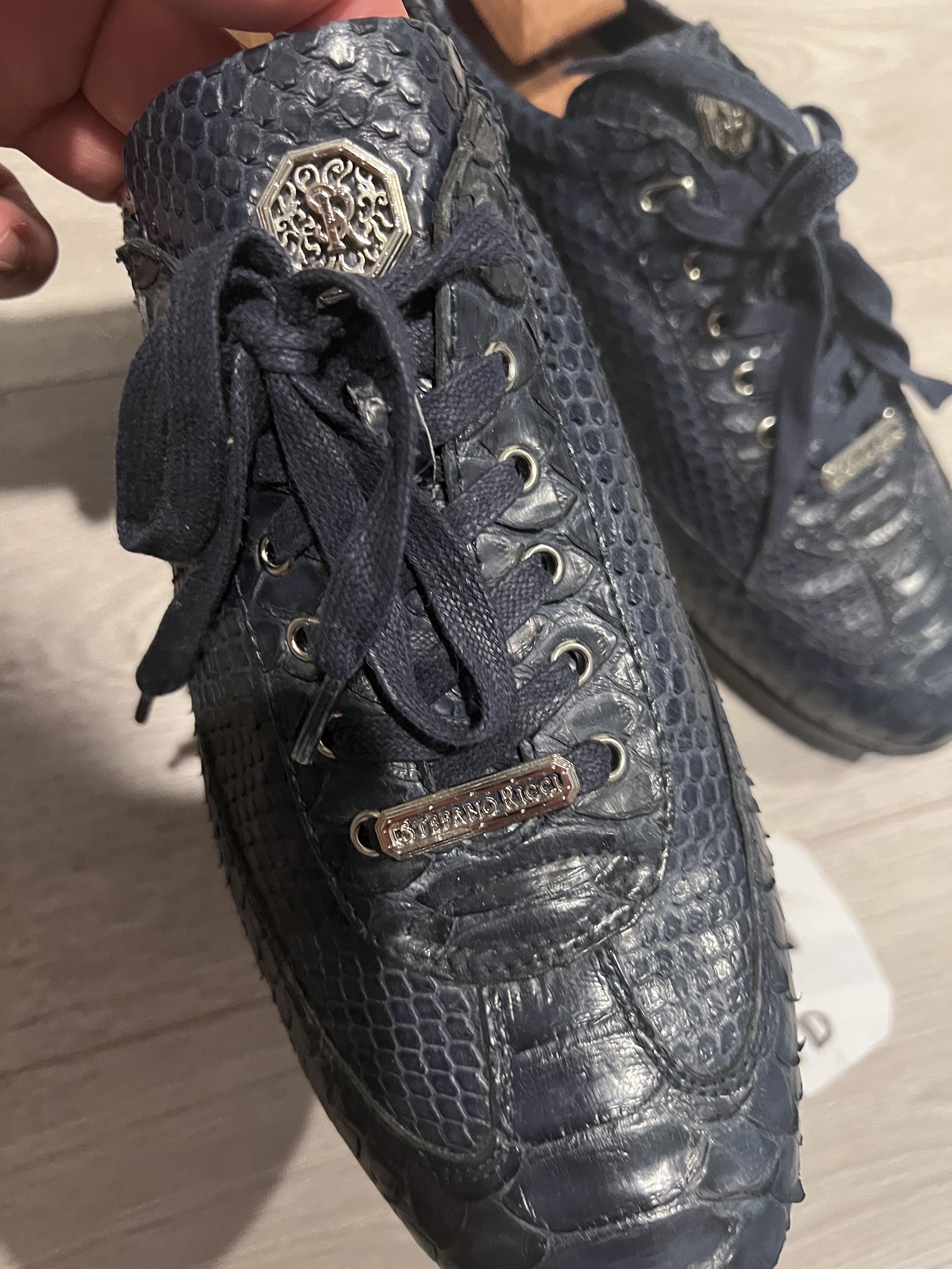 Stefano Ricci Stefano Ricci Ostrich sneakers! Rare! Size US 9 / EU 42 - 3 Thumbnail