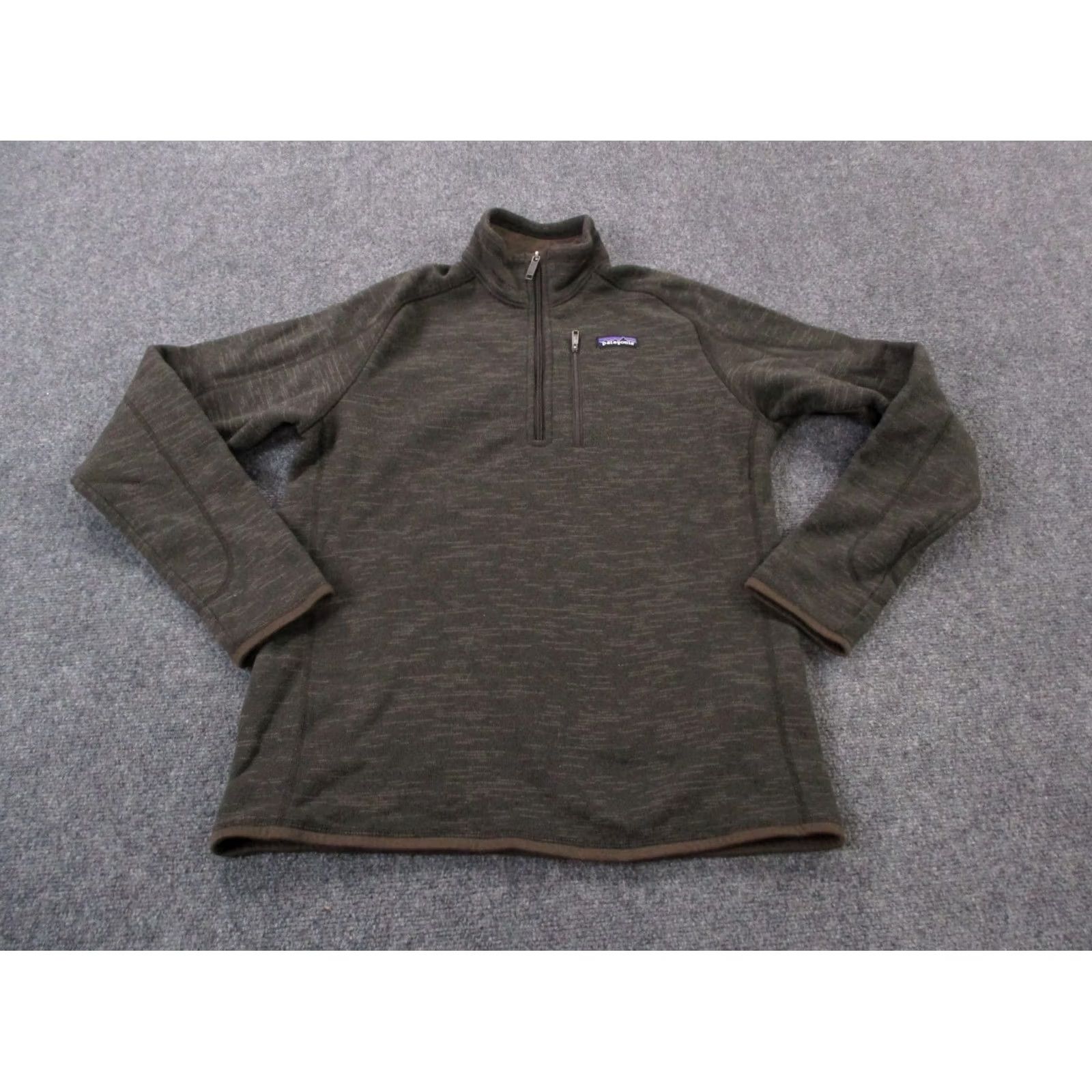 Patagonia Patagonia Jacket M Better Sweater Fleece Windbreaker Outdoor Mens Brown Zip Pockets 1/4 Zip Thermal Lightweight Regular 1990s Theme Outdoor Size US M / EU 48-50 / 2 - 2 Thumbnail