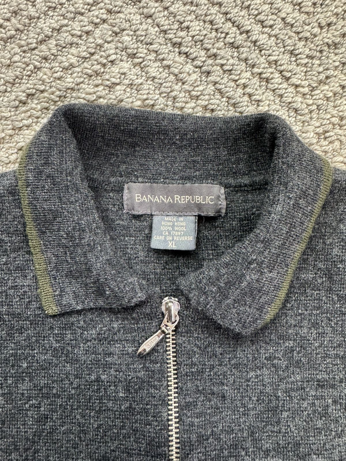 Banana Republic Vintage Banana Republic Wool Quarter Zip Size US L / EU 52-54 / 3 - 3 Thumbnail