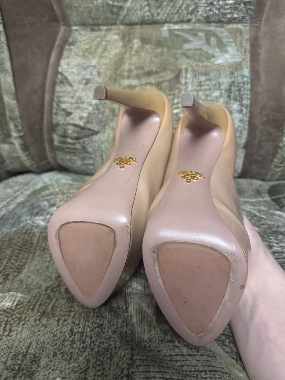 Prada Vintage Prada High Heels Beige Size US 6.5 / IT 36.5 - 5 Thumbnail