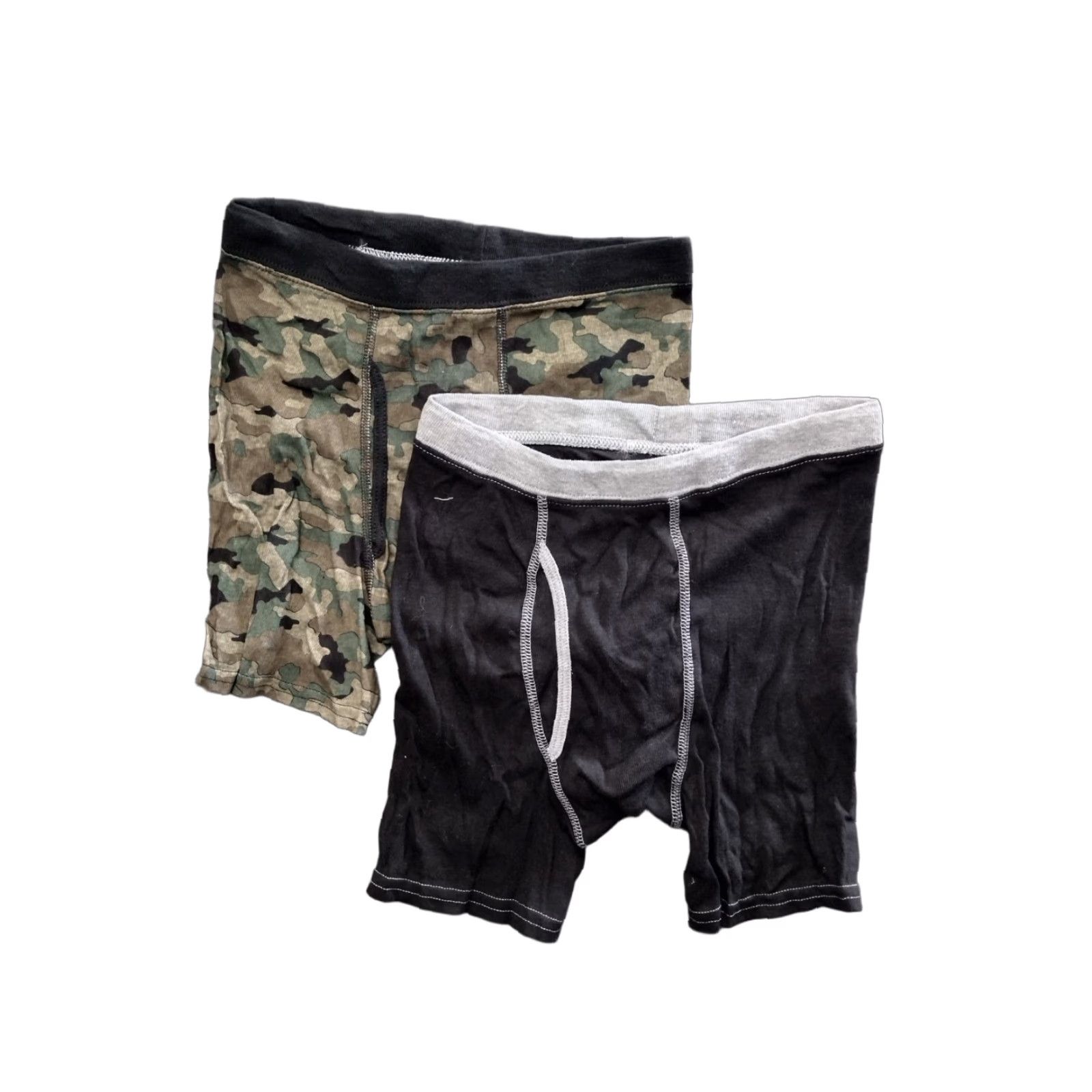 Hanes Hanes Men's Boxers Shorts Multicolor Underwear 2 Pack XL Camouflage Boxer Short Mens XL Multicolor Camouflage Hanes Boxers 2 Pack Underwear Black/Camo Size US 39 - 1 Thumbnail