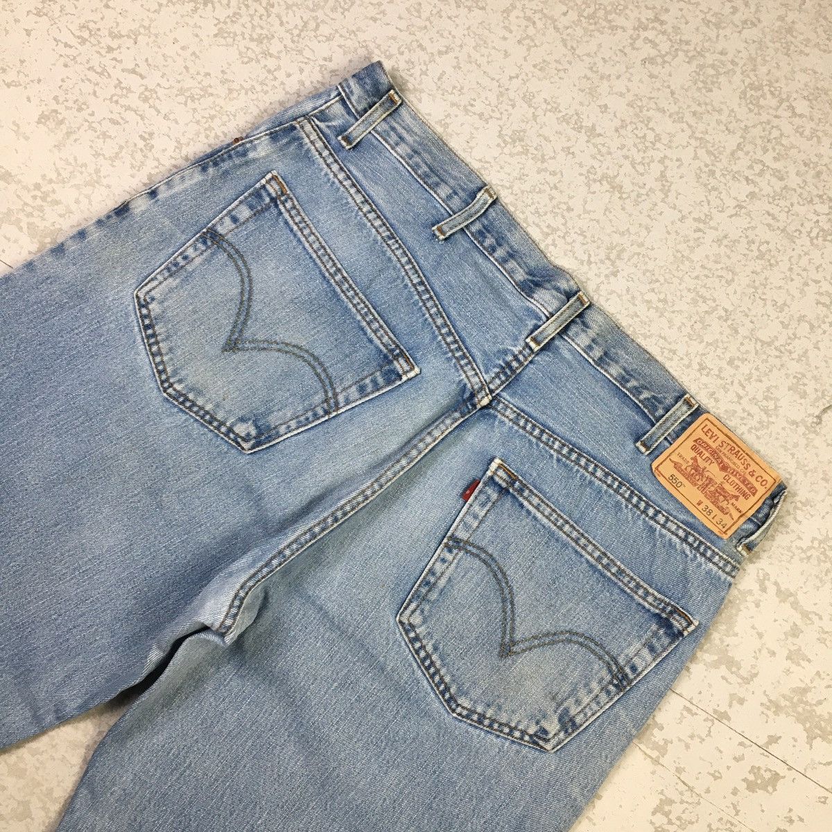 Levi's × Levi's Vintage Clothing × Vintage Levis 550 Relaxed Fit Vintage Y2K Jeans Size US 38 / EU 54 - 6 Thumbnail
