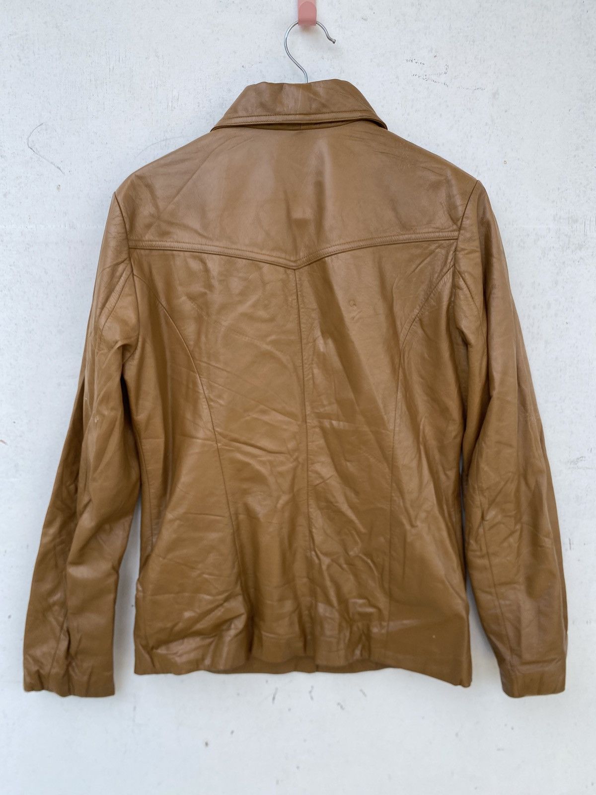 Jean Charles De Castelbajac Castelbajad Leather Blazer Jacket Size M / US 6-8 / IT 42-44 - 3 Thumbnail
