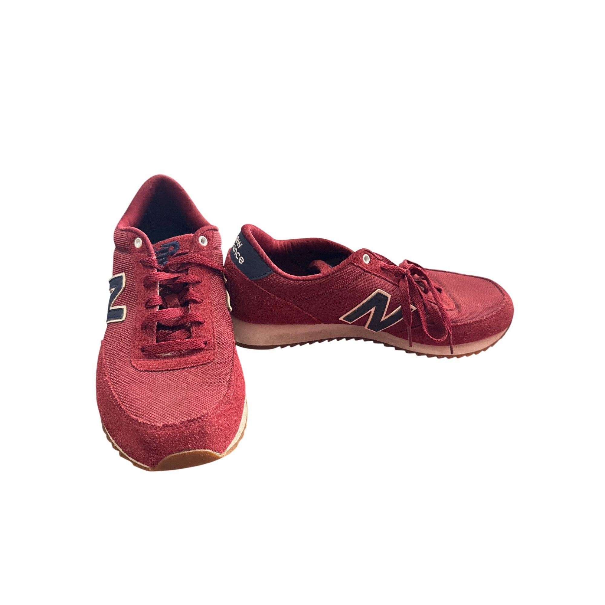 New Balance New Balance 501 mens red leather canvas sneakers Size 11D SK Size US 11 / EU 44 - 1 Thumbnail