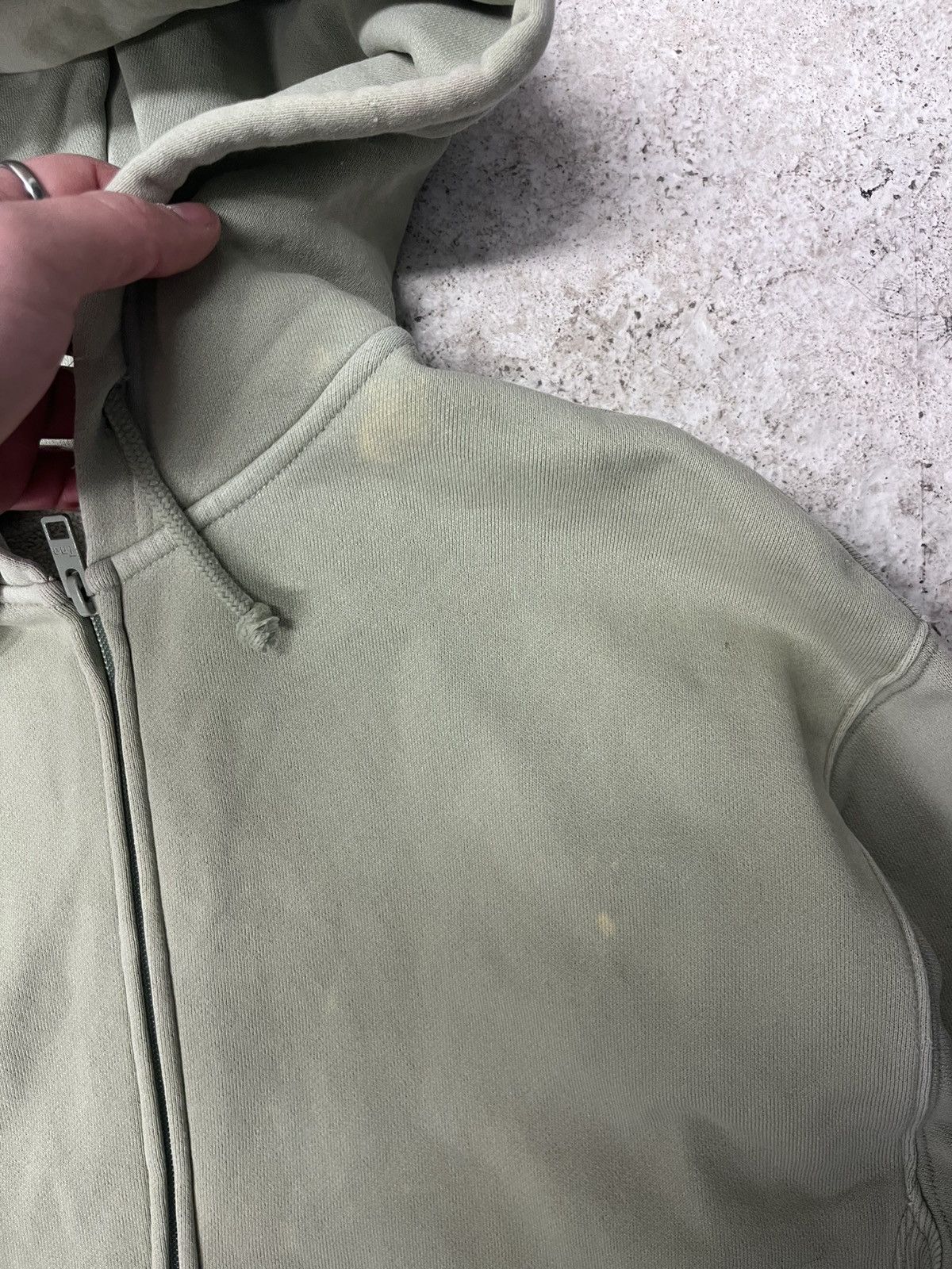 Aritzia Sage green aritzia zip-up hoodie Size L / US 10 / IT 46 - 4 Thumbnail