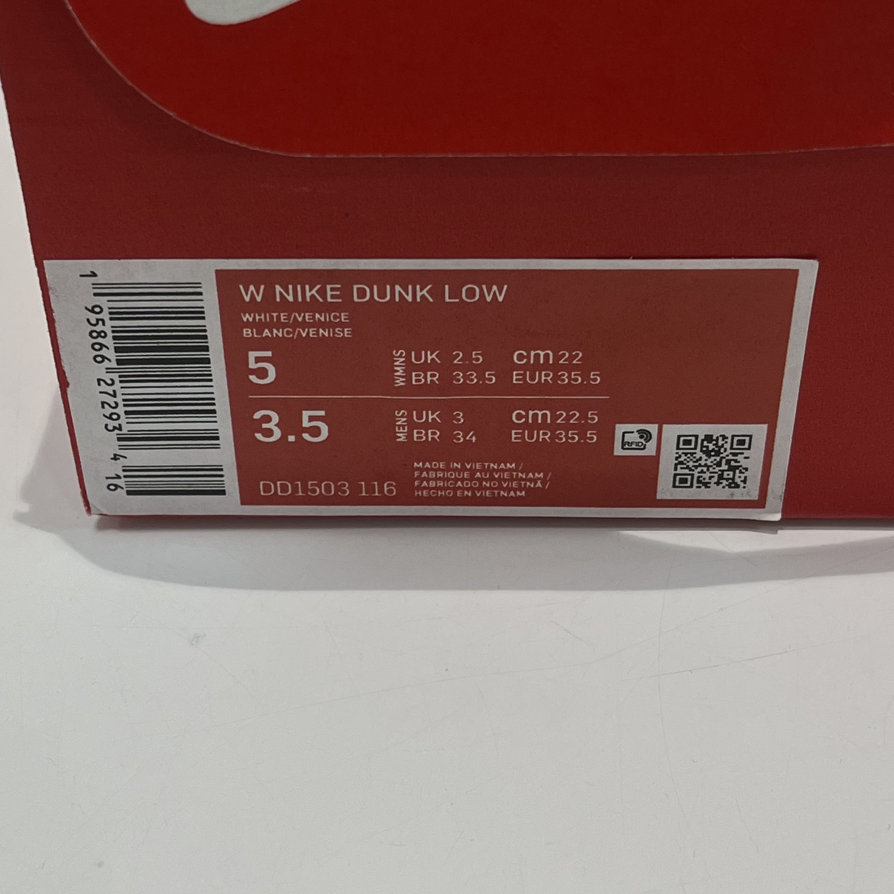 Nike Nike Dunk Low Venice (W) Size US 5 / IT 35 - 7 Thumbnail
