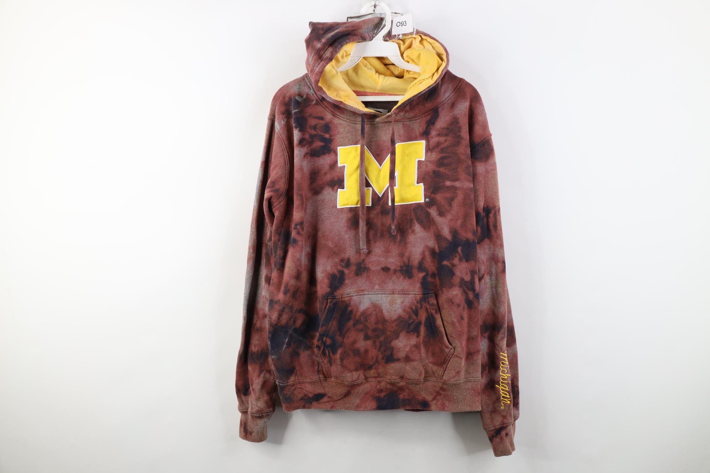 Vintage Vintage Acid University of Michigan Hoodie Sweatshirt Size XL / US 12-14 / IT 48-50 - 1 Thumbnail