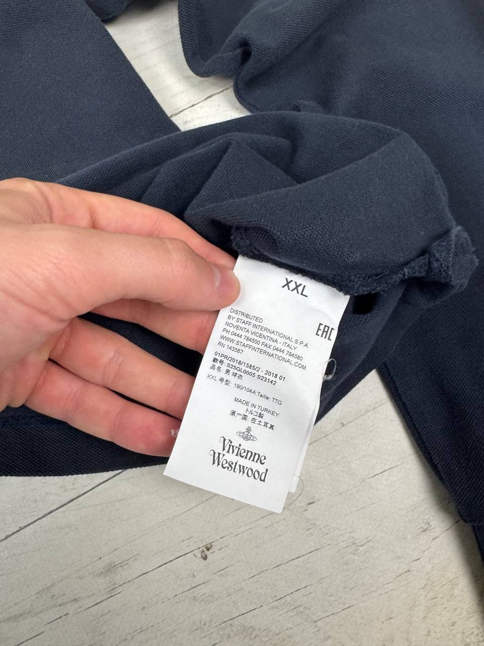 Vivienne Westwood Vintage Vivienne Westwood Polo Long Sleeve Orb Logo Basic Size US XXL / EU 58 / 5 - 9 Thumbnail