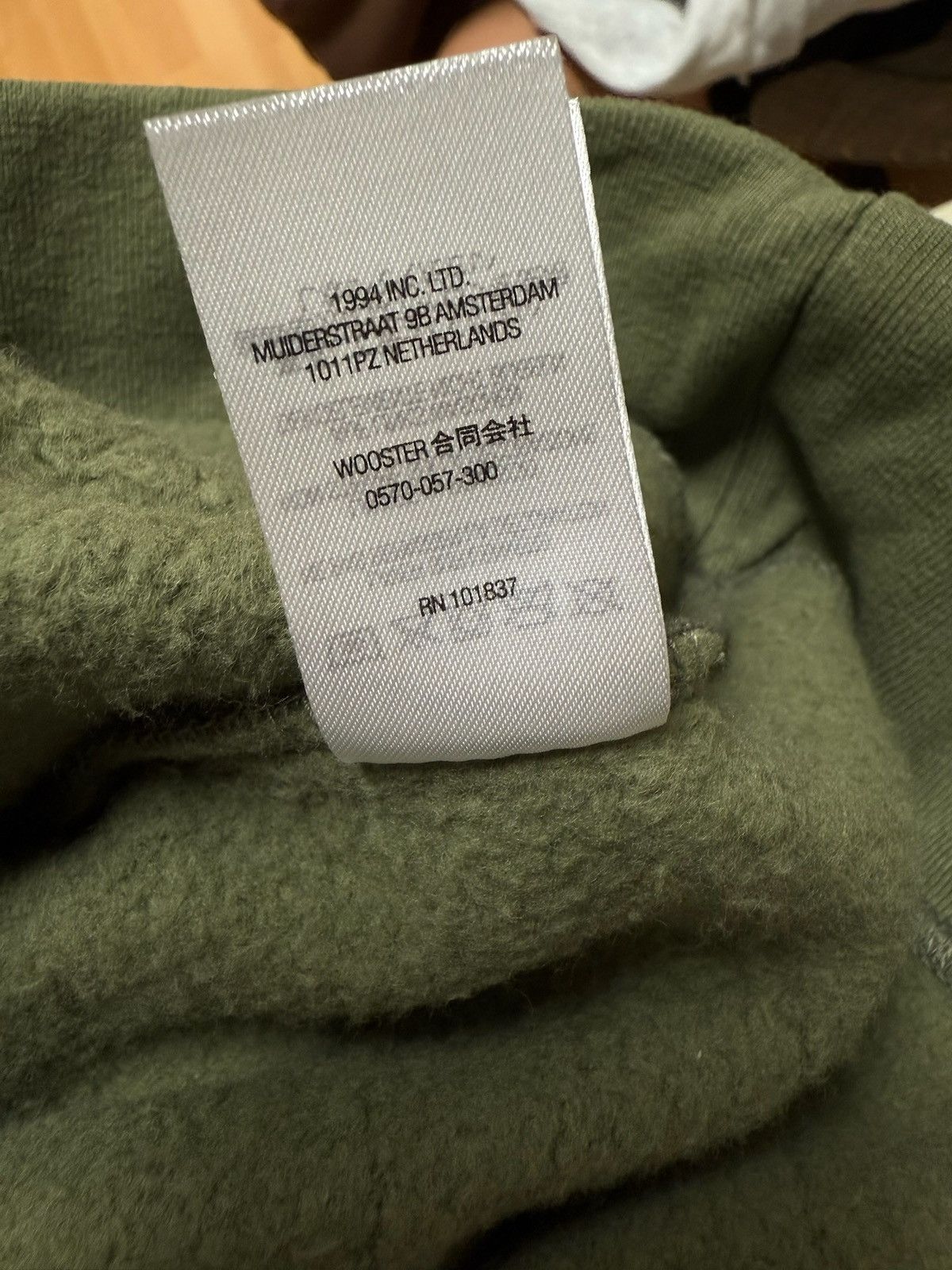 Supreme × Wtaps Supreme x WTAPS Crewneck Light Olive FW21 Size US L / EU 52-54 / 3 - 8 Thumbnail