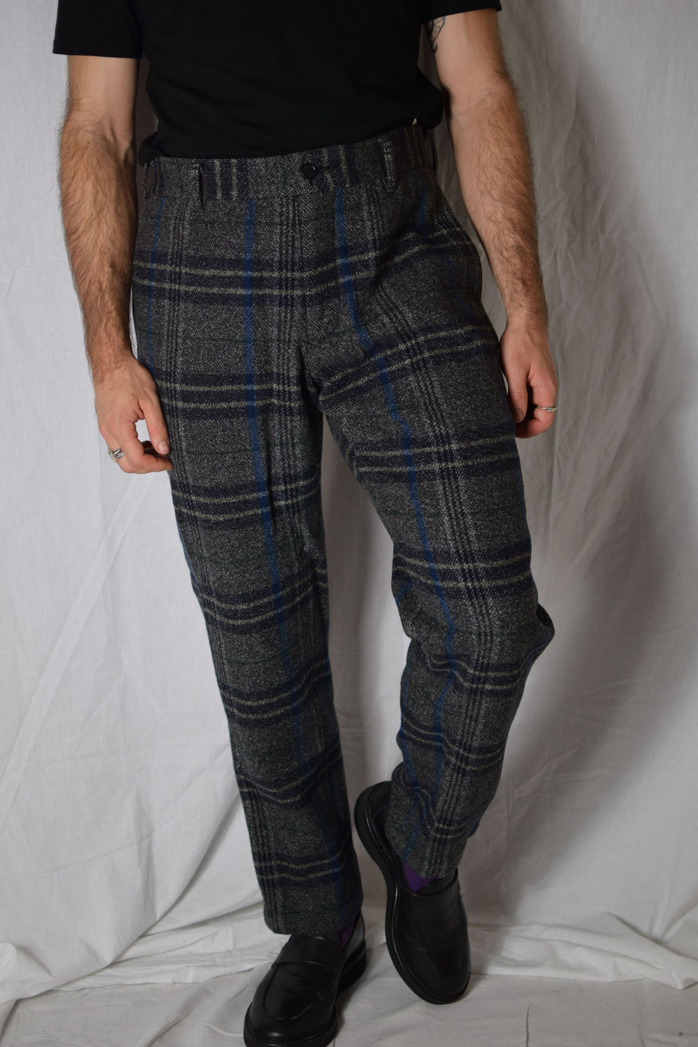 Yohji Yamamoto YYPH AW12 Check Pants - HD-P35-129 Size US 30 / EU 46 - 4 Thumbnail
