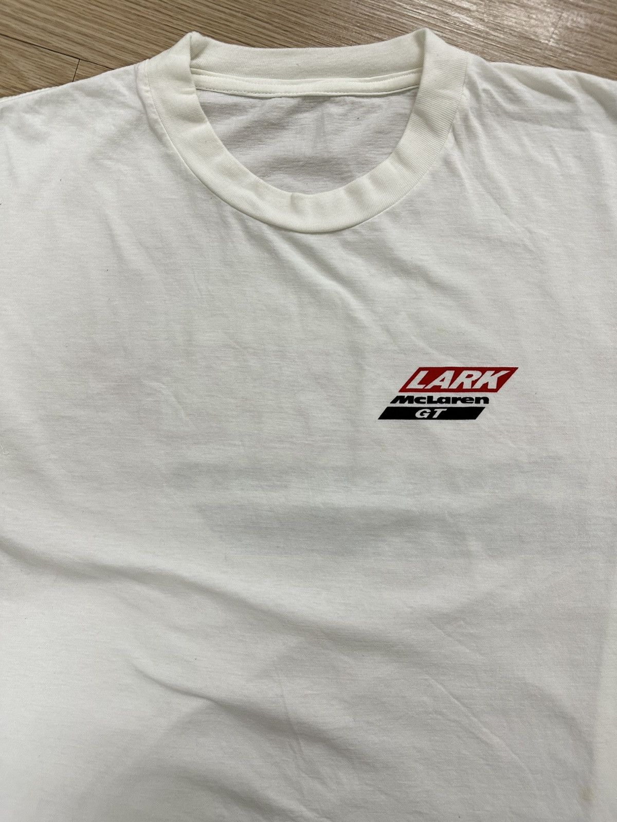 Vintage Vintage 90's Lark McLaren GT Racing Supercar Tshirt Size US M / EU 48-50 / 2 - 3 Thumbnail