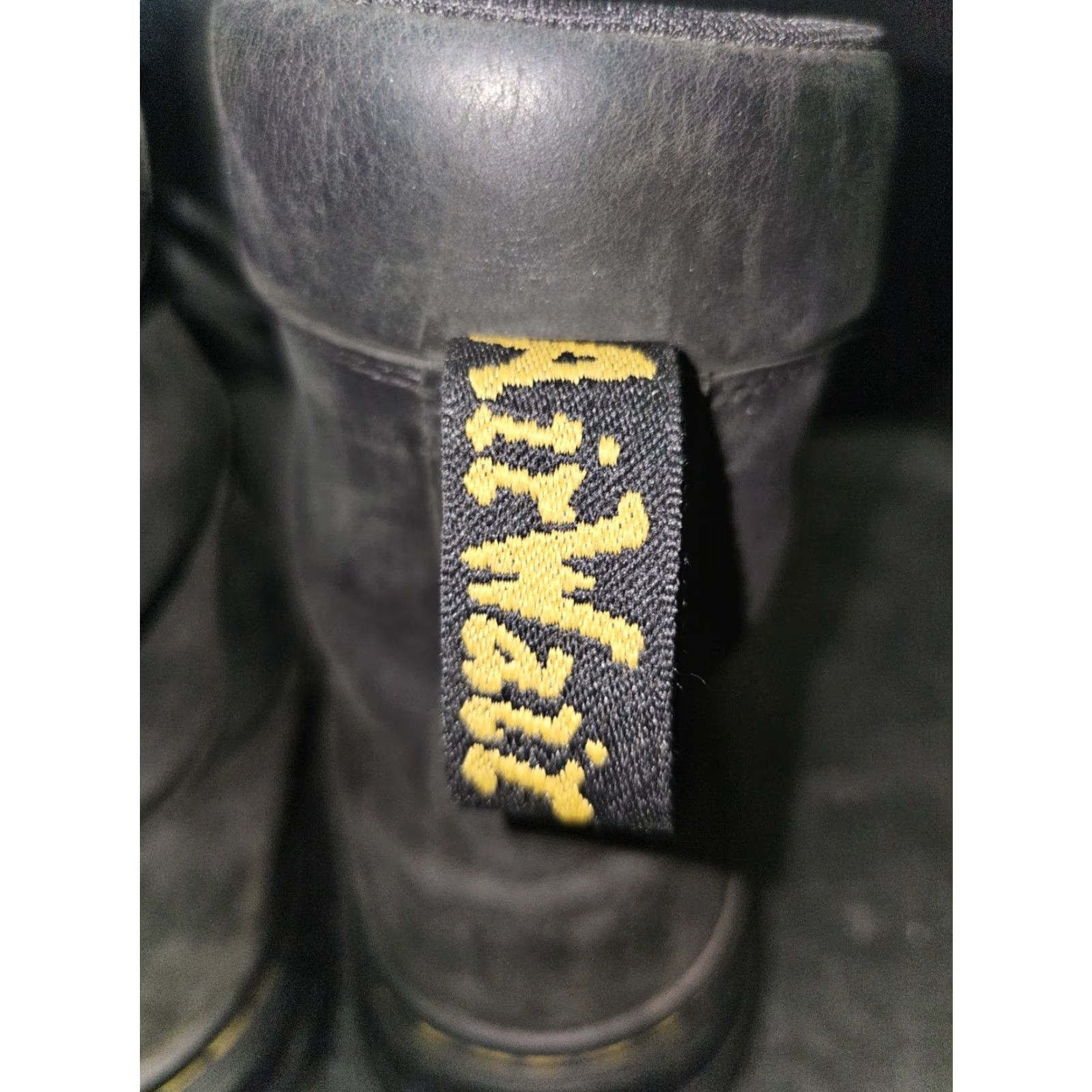 Dr. Martens VINTAGE Dr. Martens Iowa WP Black Padded Work Boots Mens 11 Womens 12 Doc's Combat 90s Punk Boots Size US 10 / IT 40 - 7 Thumbnail