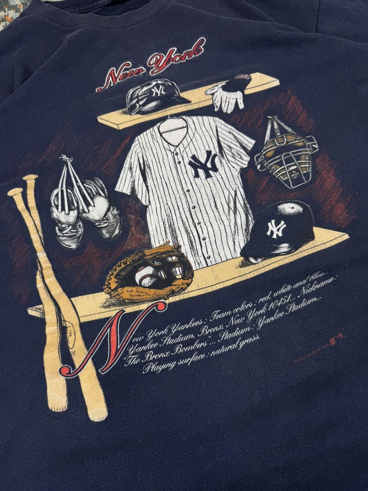 Vintage Vintage 1991 MLB Nutmeg New York Yankees graphic tee USA 90s Size US XL / EU 56 / 4 - 5 Thumbnail