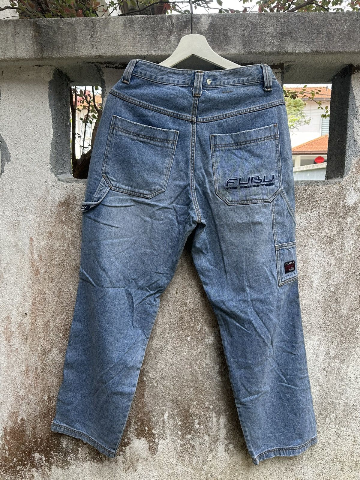 Fubu × If Six Was Nine Vintage 90s FUBU baggy hiphop flare jeans BOSS01 Size US 30 / EU 46 - 1 Thumbnail