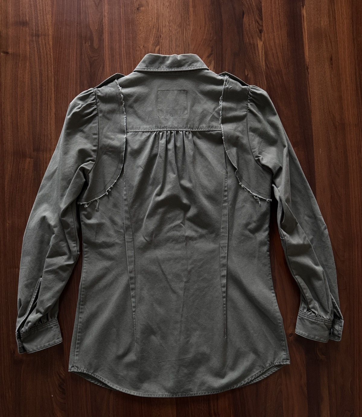 Undercover Military Green Cotton Shirt Size S / US 4 / IT 40 - 2 Thumbnail