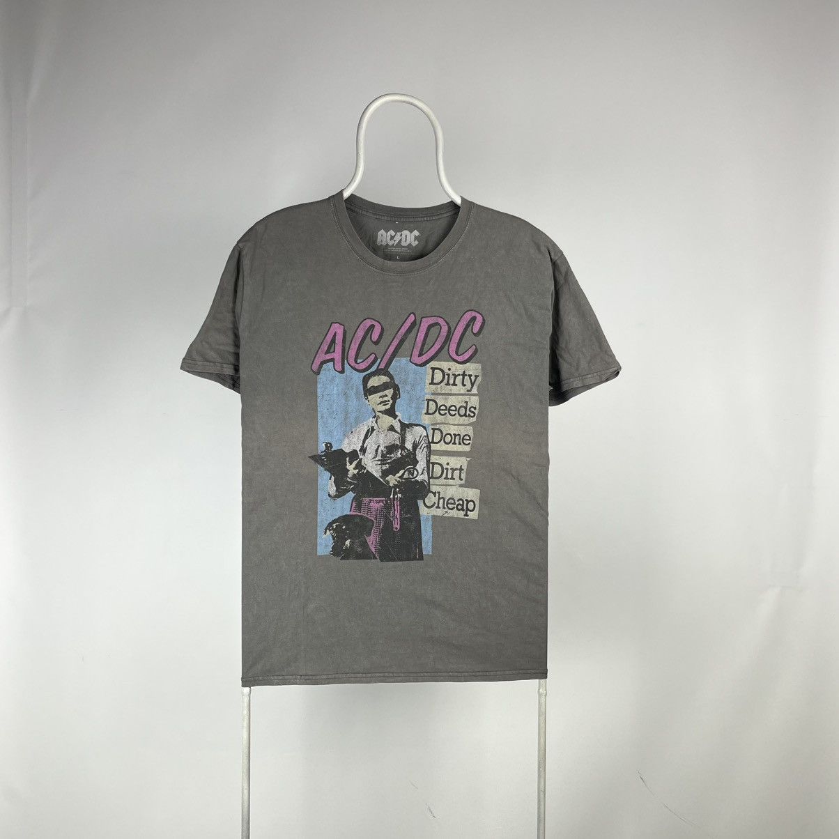 AC/DC Acdc Tshirt dirty deeds done dirt cheap rock size Large Size US L / EU 52-54 / 3 - 1 Thumbnail
