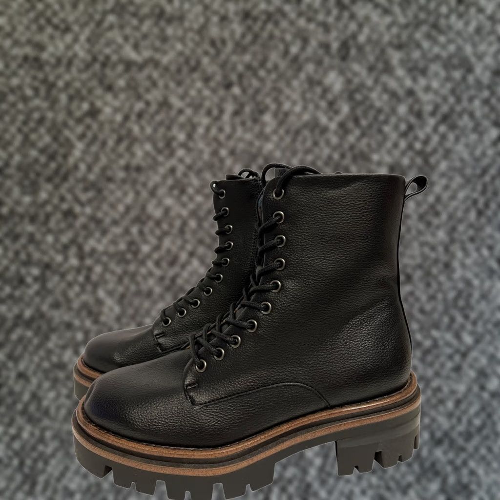 Undercover × Vintage VINTAGE OPIUM LEATHER PLATFORM PUNK