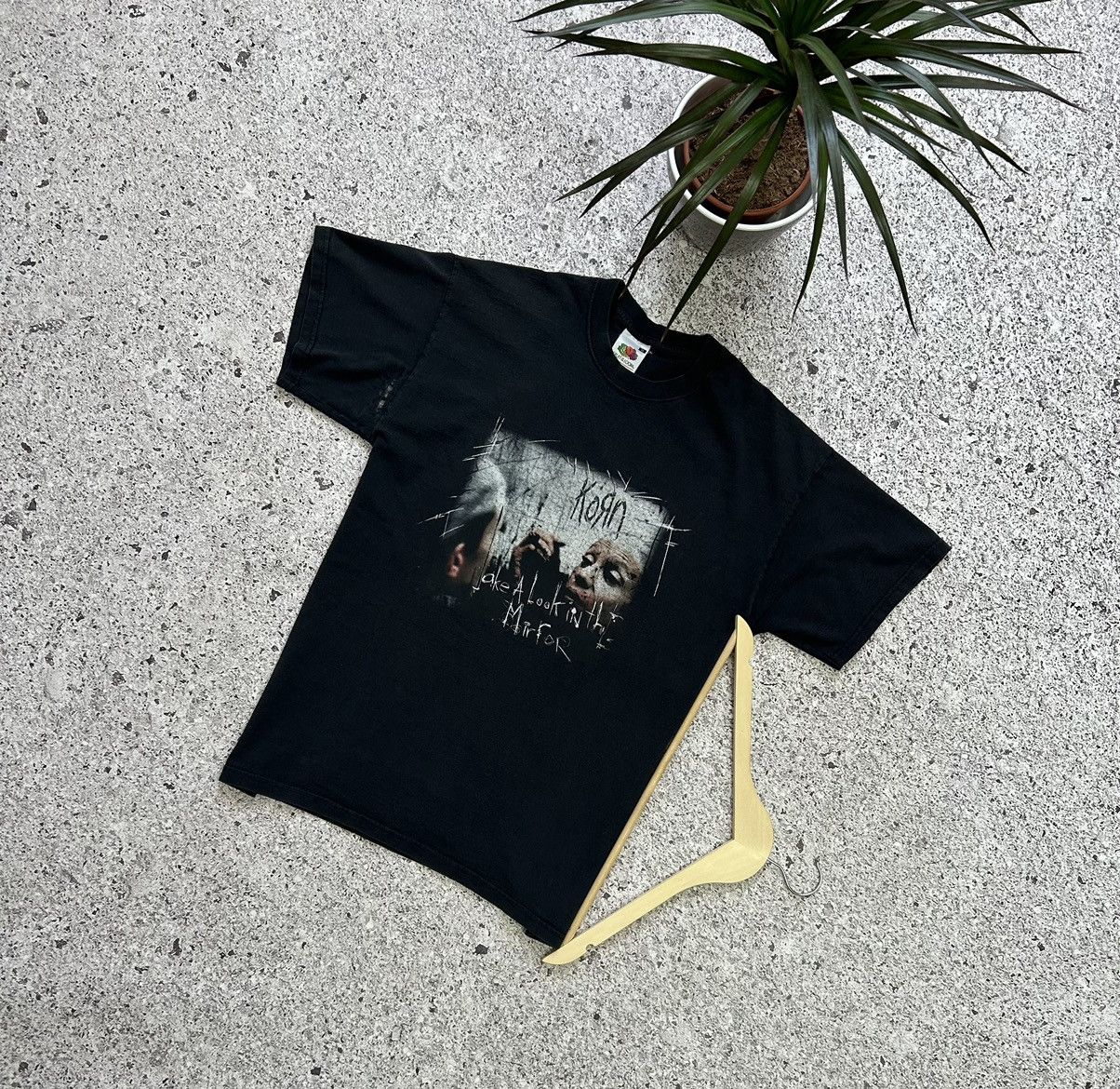 Band Tees Korn Take A Look In The Mirror 2003 Tour T-Shirt Y2K Hype Size US M / EU 48-50 / 2 - 1 Thumbnail