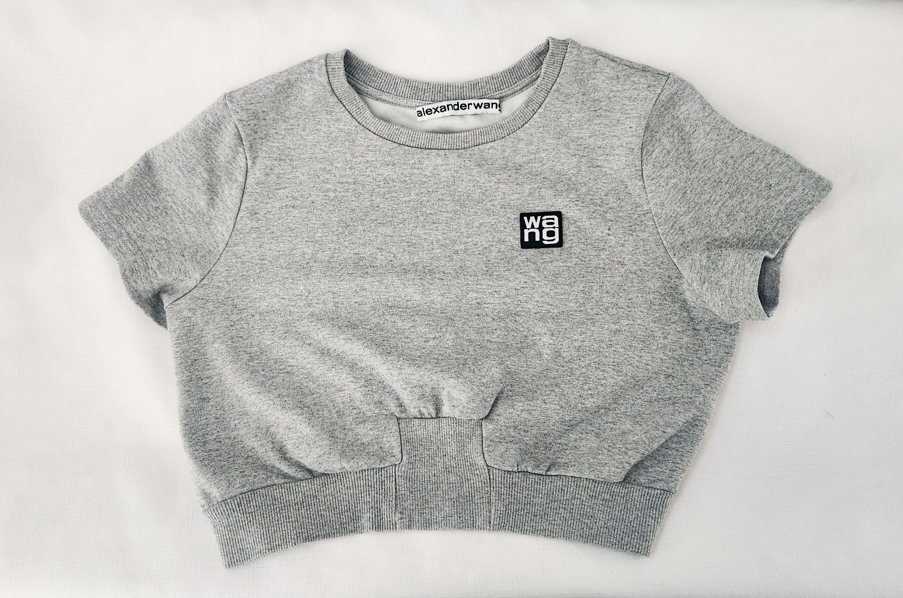 Alexander Wang × Designer Alexander Wang Sport sweater crop short sleeves sz Medium Size M / US 6-8 / IT 42-44 - 1 Thumbnail