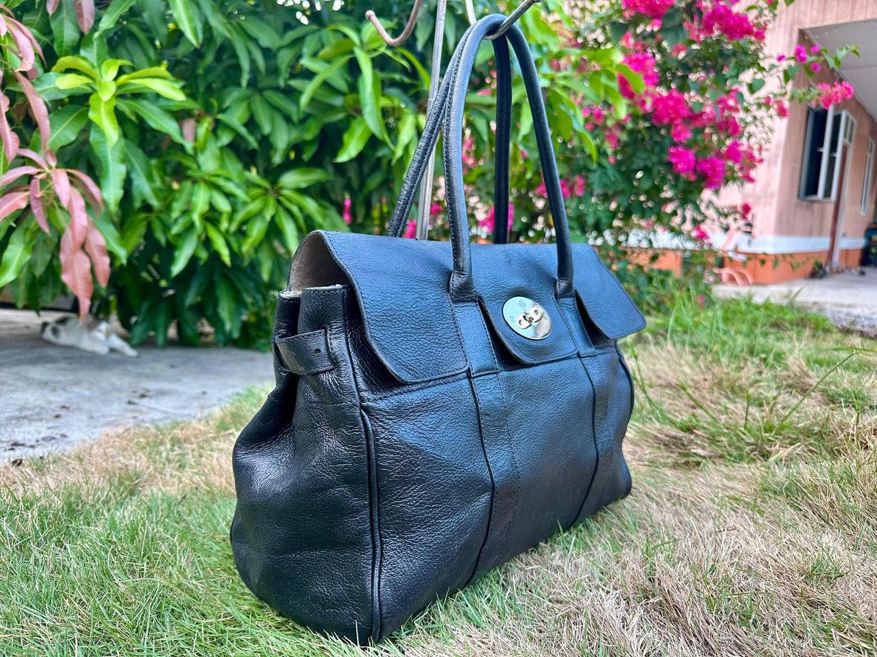 Mulberry Authentic Mulberry Original Bayswater Grained Leather Bag Size ONE SIZE - 3 Thumbnail