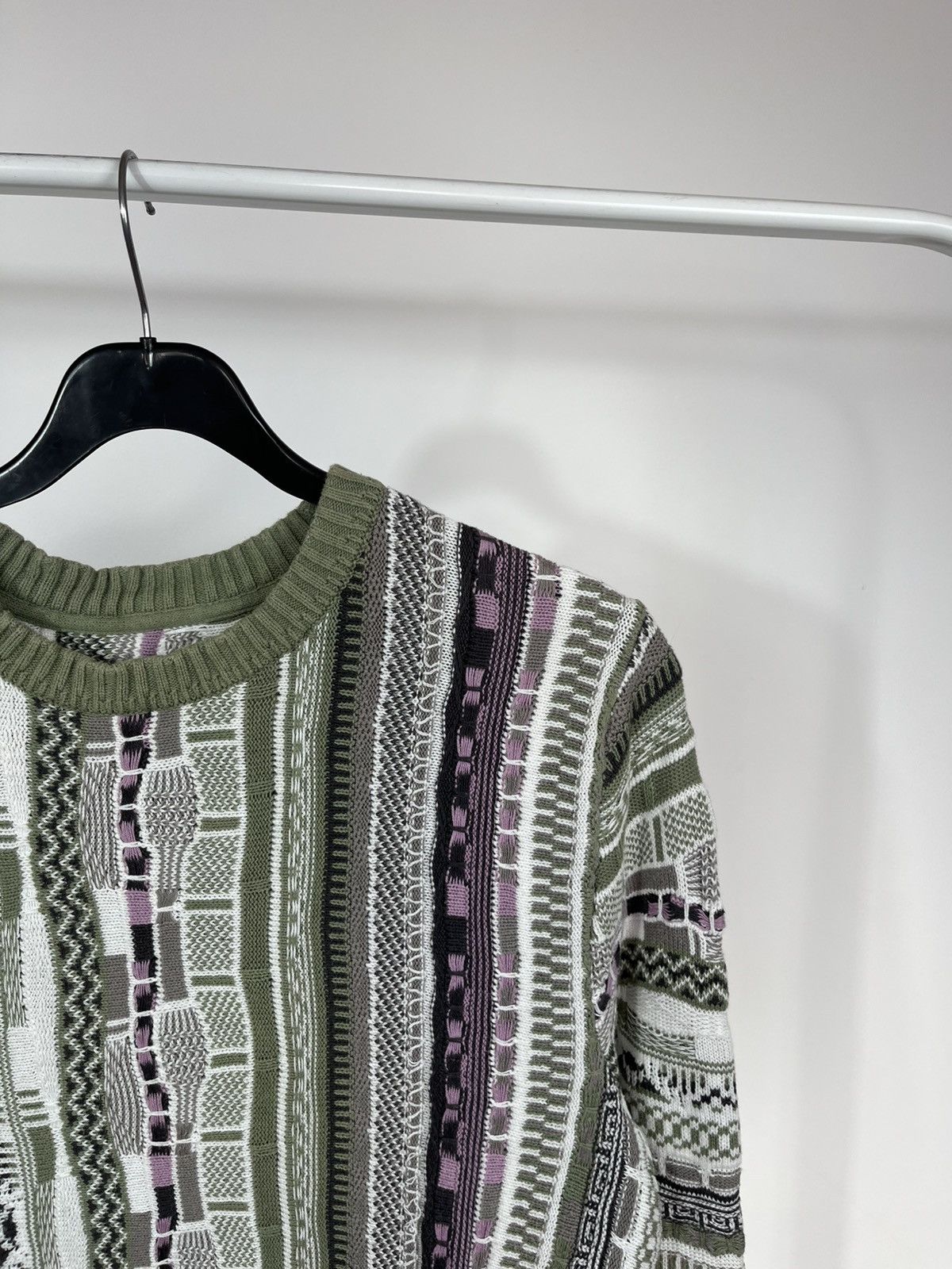 Other Vintage 3D Knit Pattern Sweater Textured Jumper Size L Size US L / EU 52-54 / 3 - 4 Thumbnail