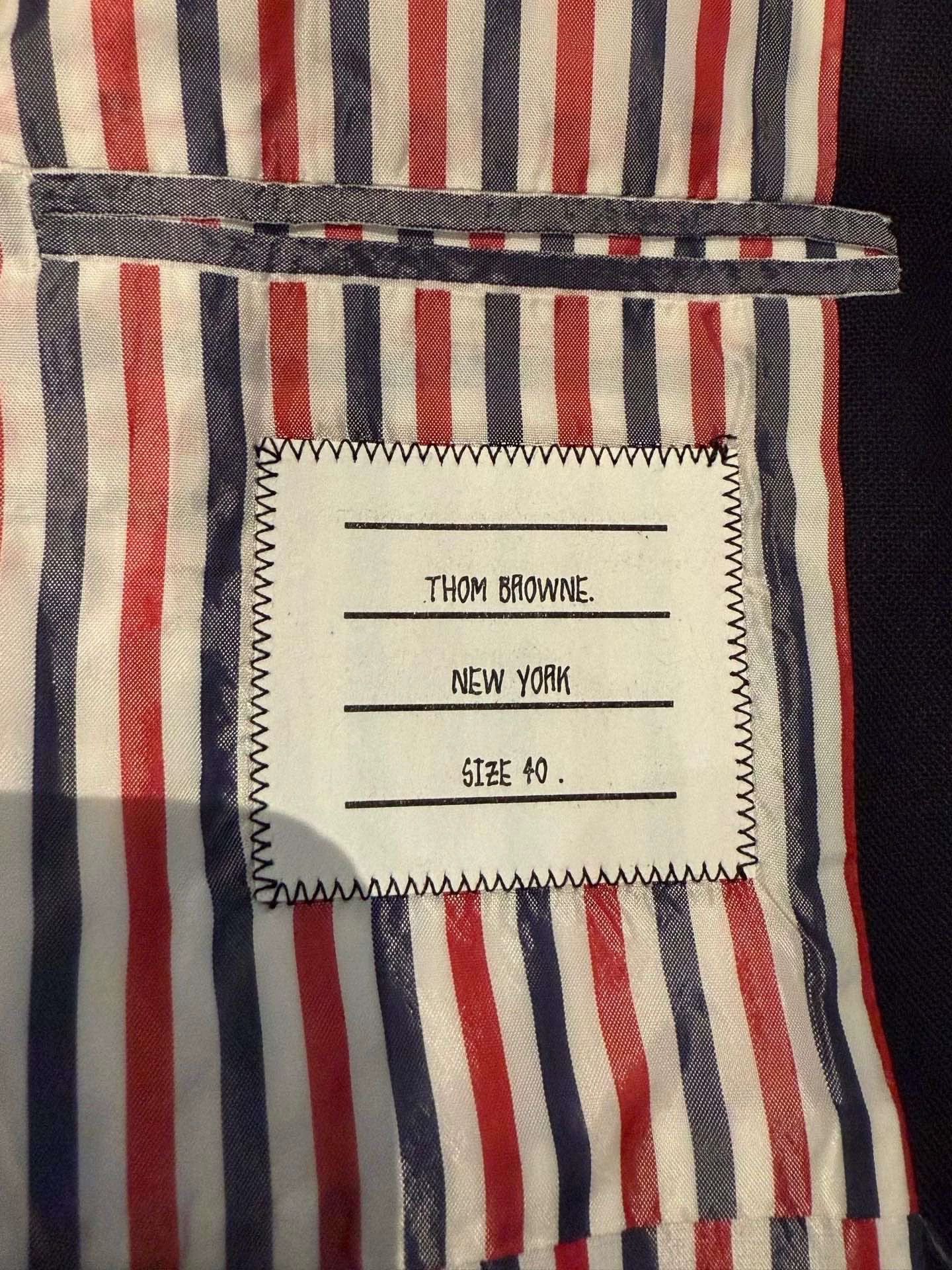 Thom Browne TB Women's Runway Inside-Out Colorblock Blazer 40 Size S / US 4 / IT 40 - 4 Thumbnail