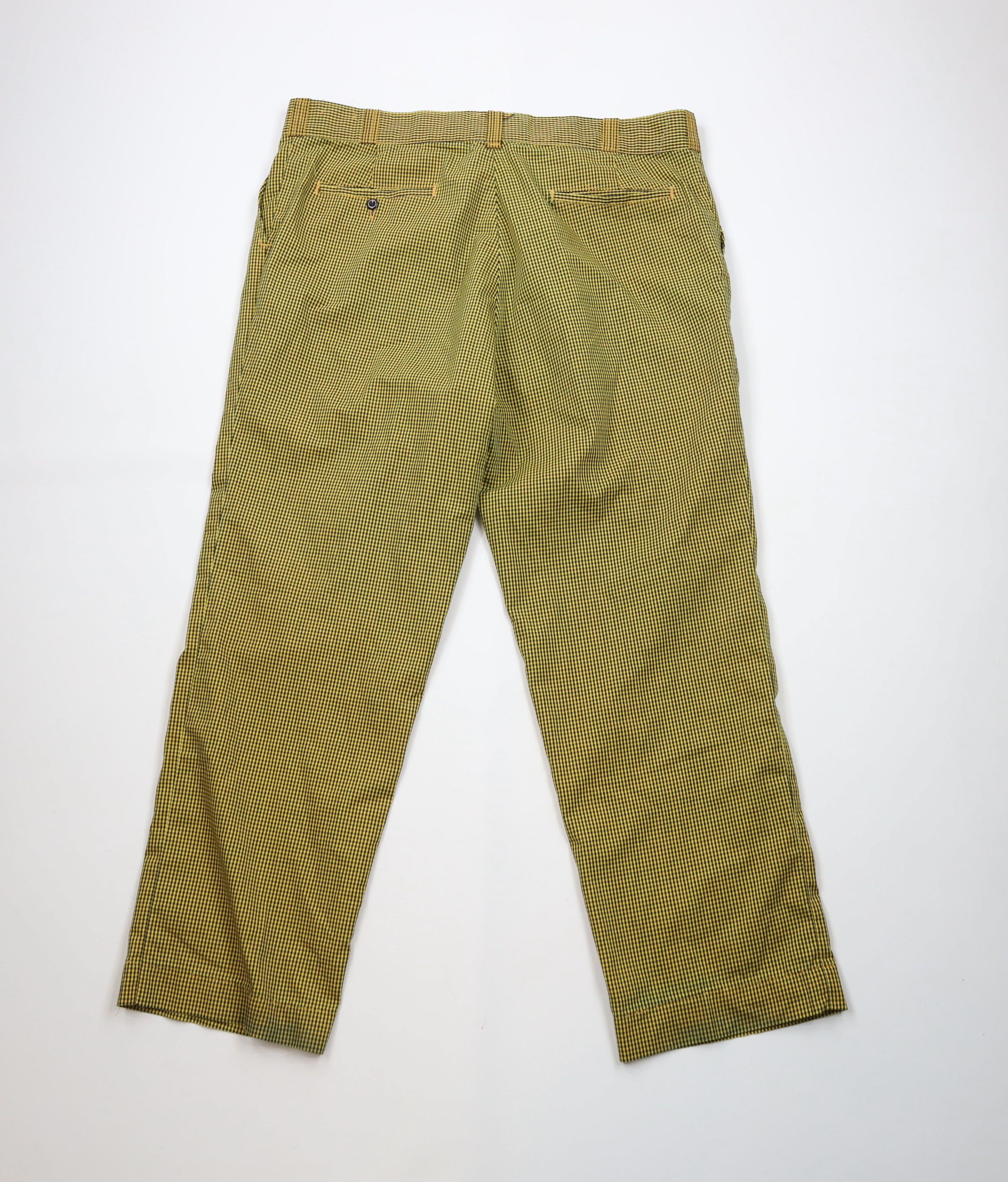 Vintage Vintage 70s Streetwear Plaid Wide Leg Workwear Pants USA Size US 42 / EU 58 - 10 Thumbnail