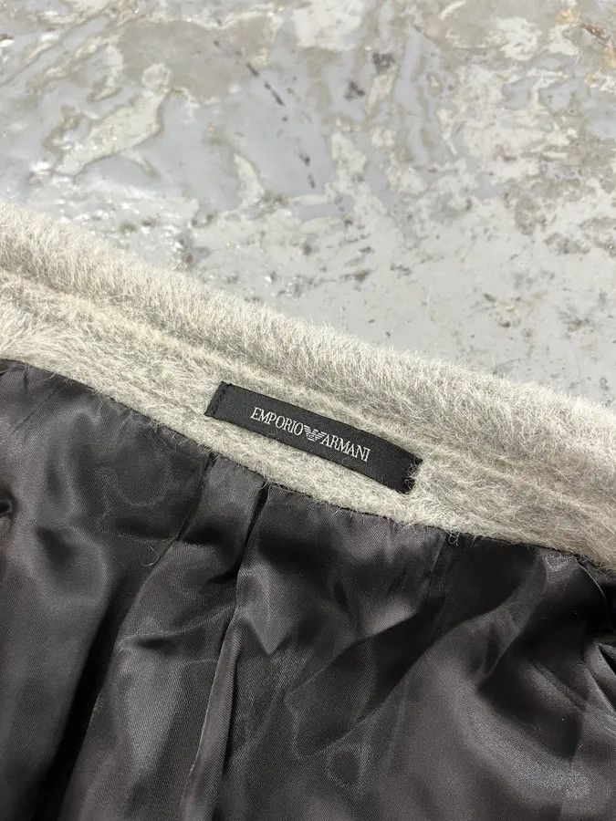 Emporio Armani AW2018 Emporio Armani Alpaca Wool Grey Trench Coat Size US M / EU 48-50 / 2 - 11 Thumbnail