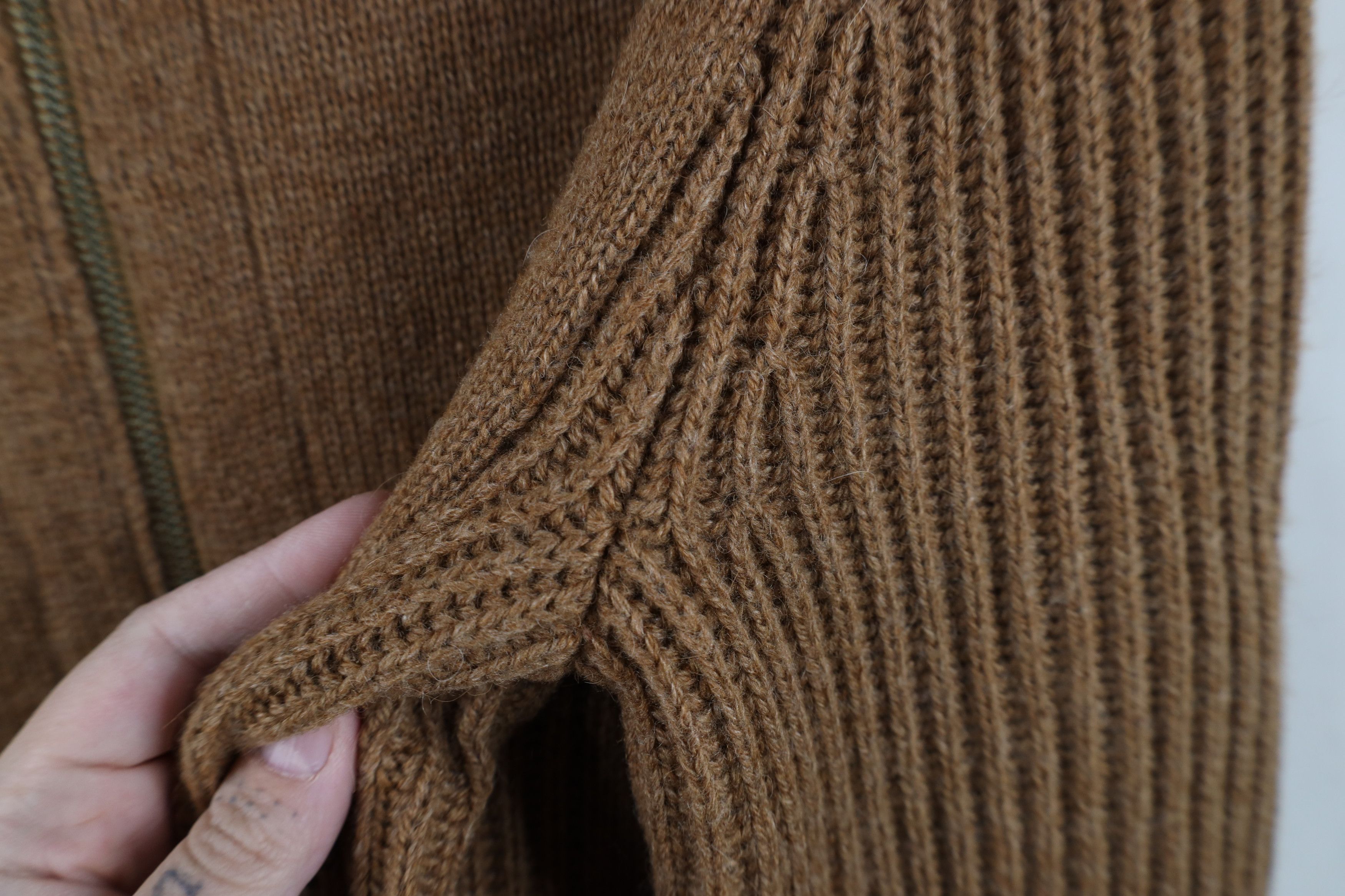 Banana Republic Banana Republic Heavyweight Ribbed Knit Full Zip Sweater Size US M / EU 48-50 / 2 - 9 Thumbnail