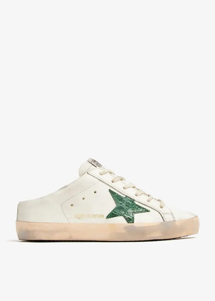 Golden Goose o1bcso1str0725 Super-Star Sabot Sneakers in White Size US 9 / IT 39 - 2 Thumbnail