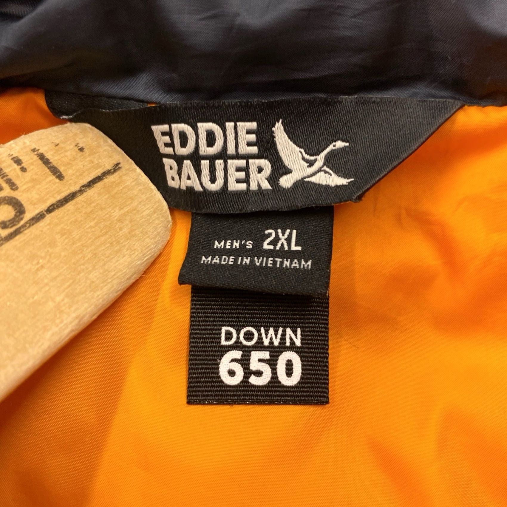Eddie Bauer VINTAGE? No — Eddie Bauer Eb650 Down Vest Men 2XL Blue Satin? No Size US XXL / EU 58 / 5 - 3 Thumbnail