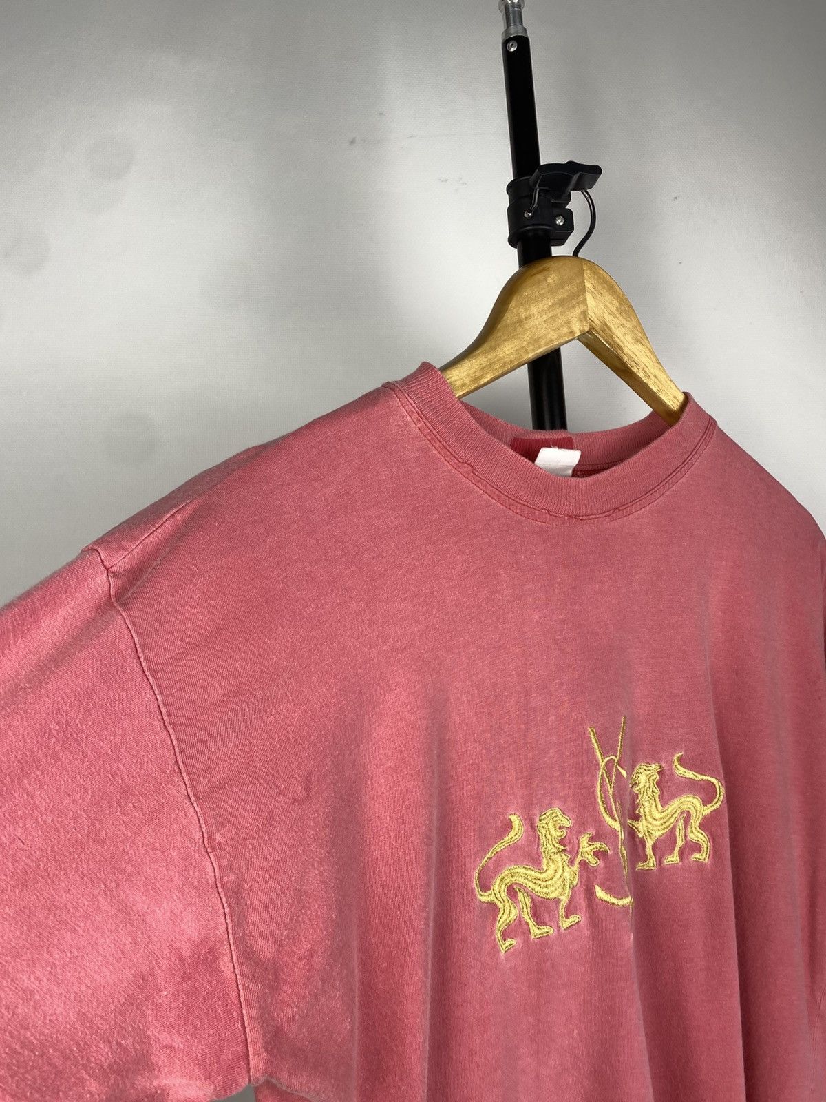 Vintage Vintage 90S Faded Yves Saint Laurent YSL Big LogoT Shirt Size US S / EU 44-46 / 1 - 5 Thumbnail