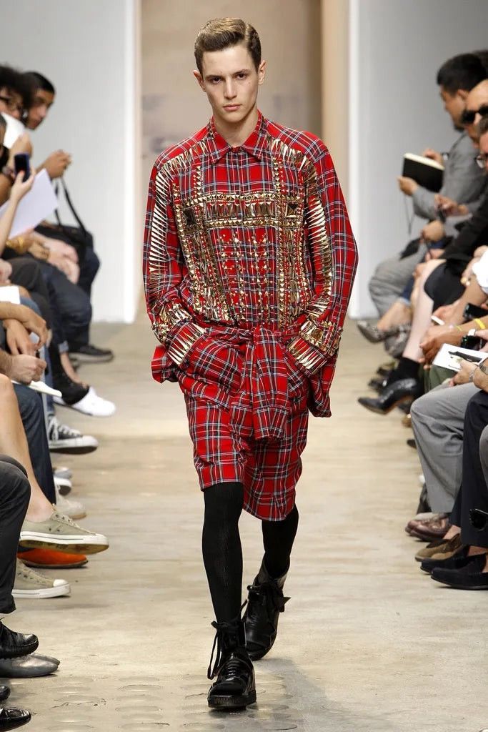 Givenchy Givenchy S/S 2010 Drop-Crotch Plaid Shorts Size US 30 / EU 46 - 2 Thumbnail