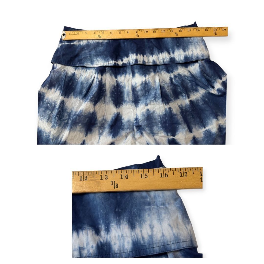 Ulla Johnson Ulla Johnson Paloma Short, Size 12, Indigo Tie Dye, New with Size 34" / US 12 / IT 48 - 14 Thumbnail
