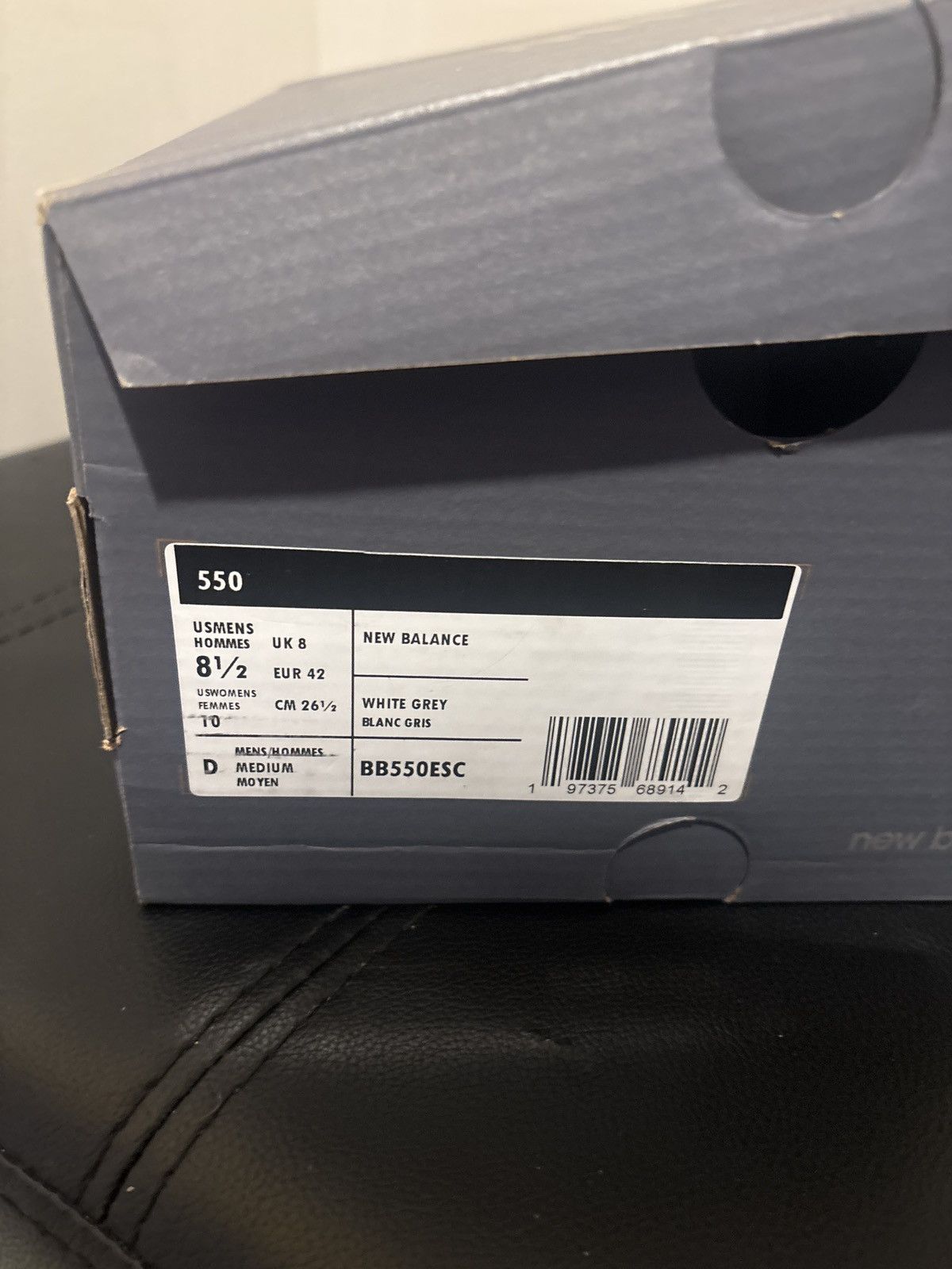 New Balance New balence 550 white and grey Size US 8.5 / EU 41-42 - 5 Thumbnail