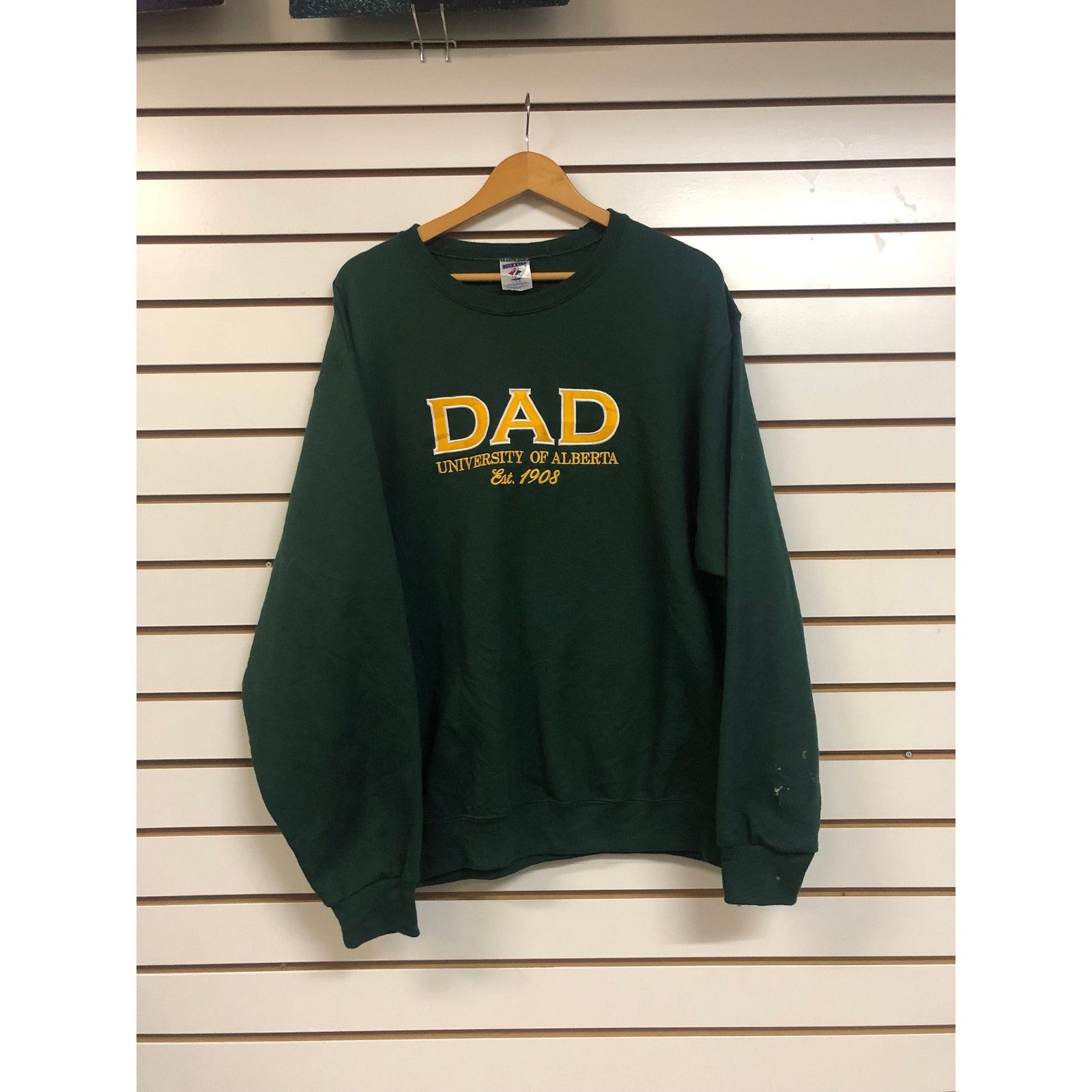 Jerzees Vintage university of Alberta DAD Sweatshirt size Large 90s Size US L / EU 52-54 / 3 - 2 Thumbnail