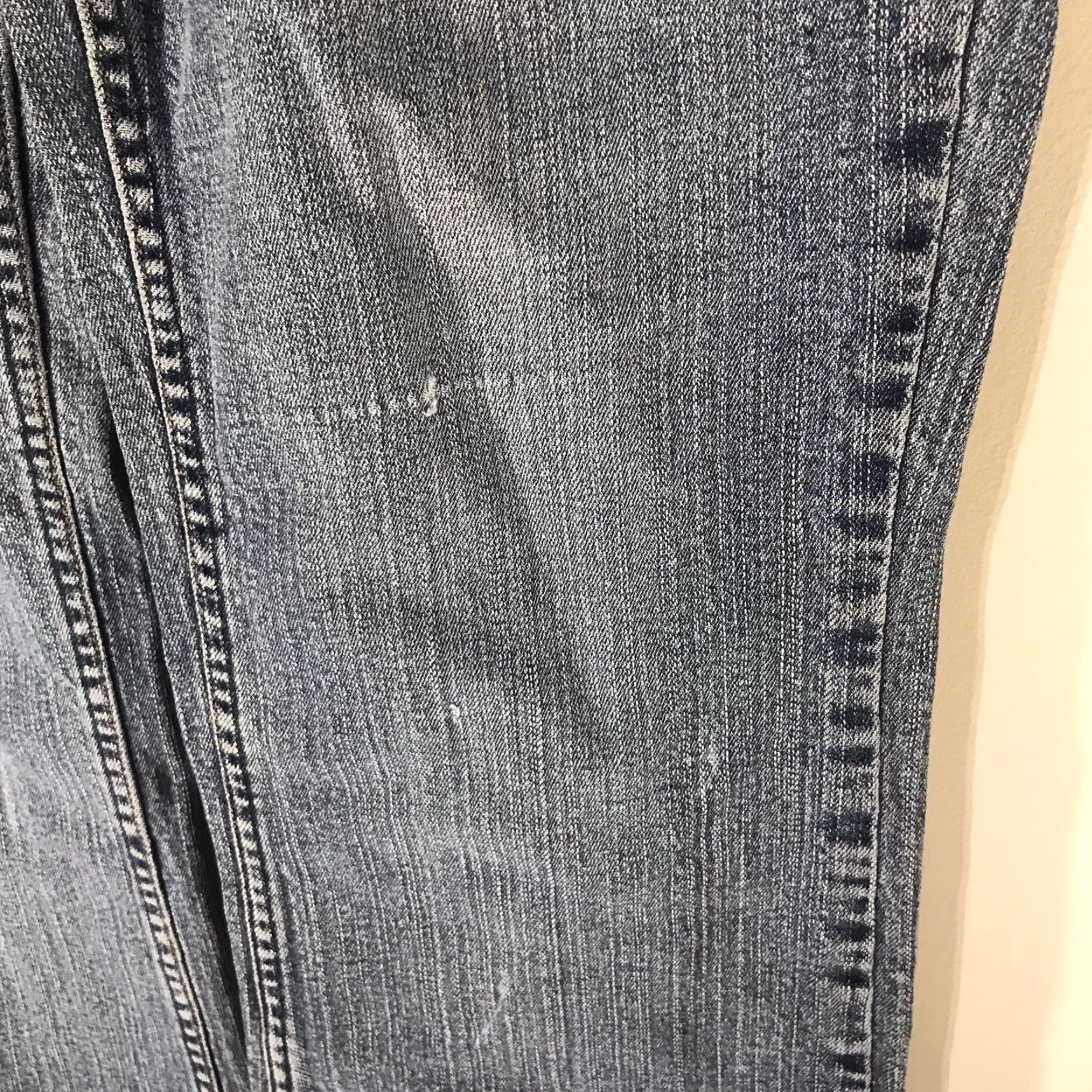 Denim & Co. VINTAGE Denim & Co Jeans Straight Fit Womens 14P Petite Mid-Rise 26in Inseam Blue Cotton Spandex Size 36" / US 14 / IT 50 - 2 Thumbnail