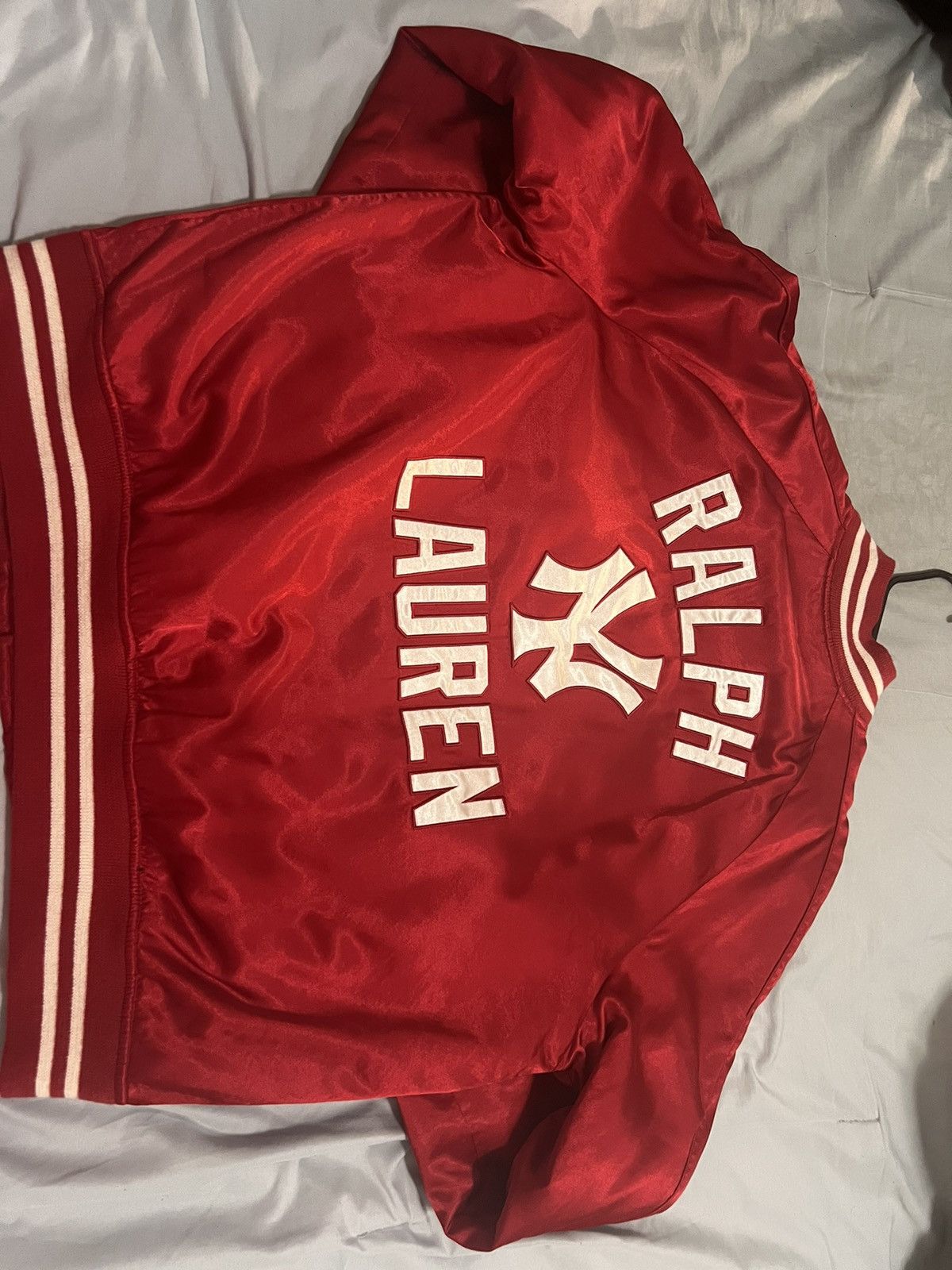 image of New York Yankees x Polo Ralph Lauren Polo Ralph Laurent Yankees Collab ( Red ), Men's (Size XL)