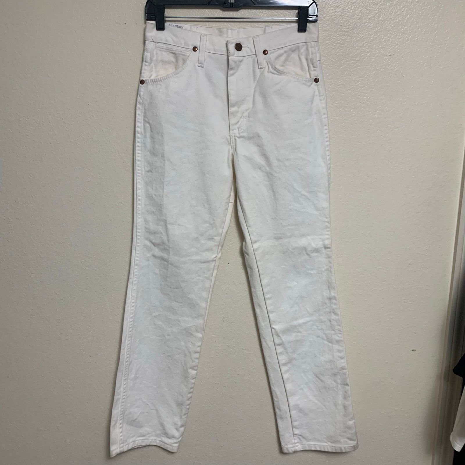 Wrangler NWT! Vintage Wrangler 936 Slim Fit Straight Leg Jeans 28x32 Size US 28 / EU 44 - 3 Thumbnail