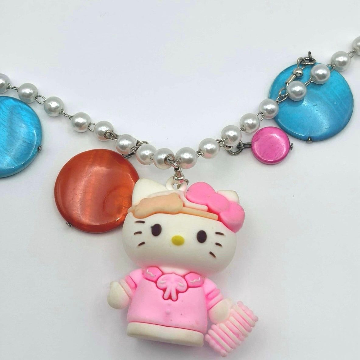 Other Pink & Blue Hello Kitty Necklace Size ONE SIZE - 2 Thumbnail