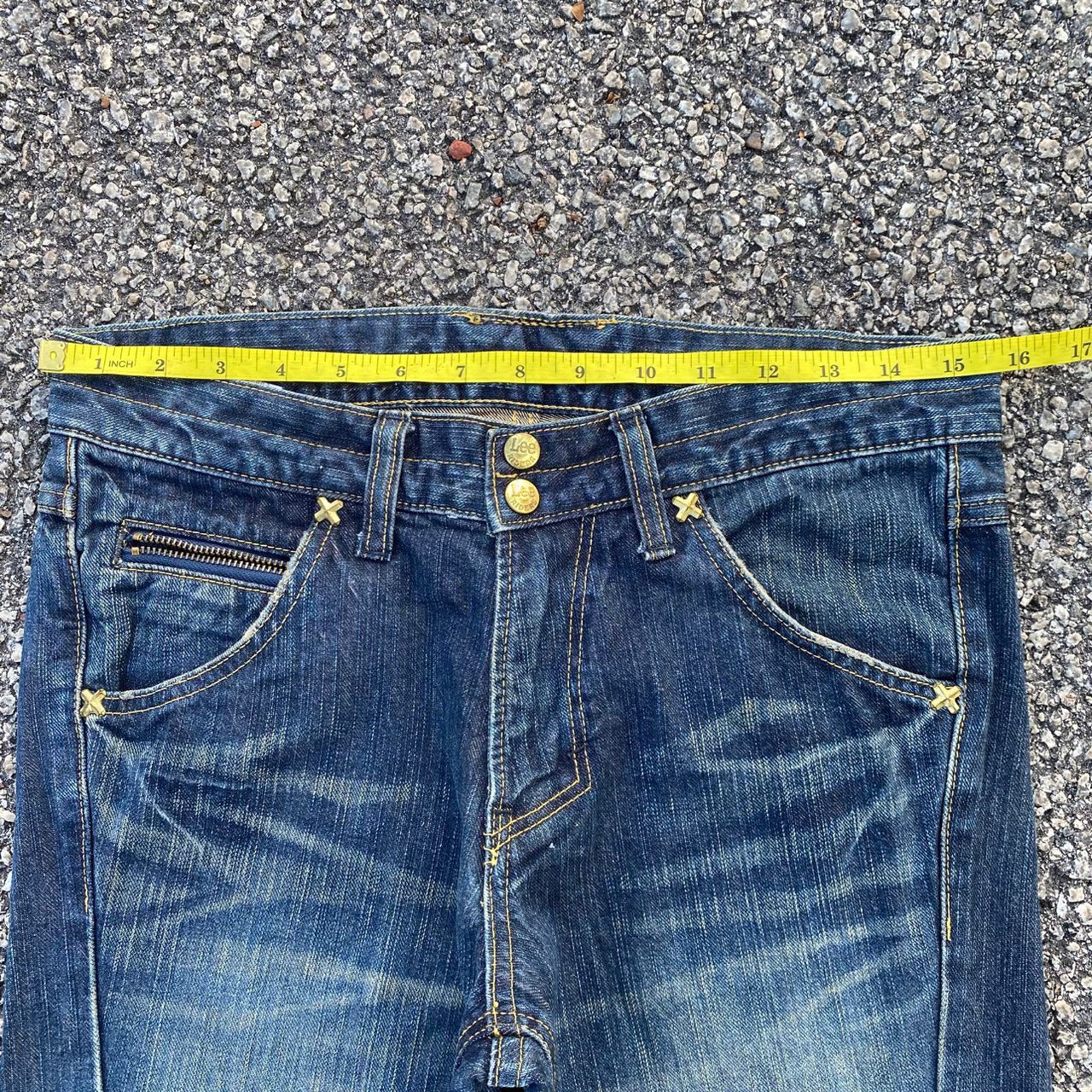 Lee 💥Flare💥Vintage Lee Riders Distressed Denim Size US 32 / EU 48 - 9 Thumbnail