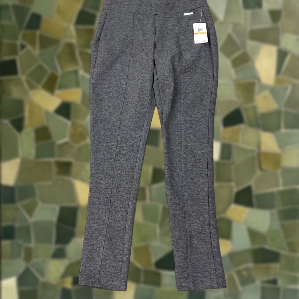 Michael Kors Michael Kors Pants Womens Small Gray Ponte Pull On Slim Leg QH83B801WL Size 28" / US 6 / IT 42 - 1 Thumbnail