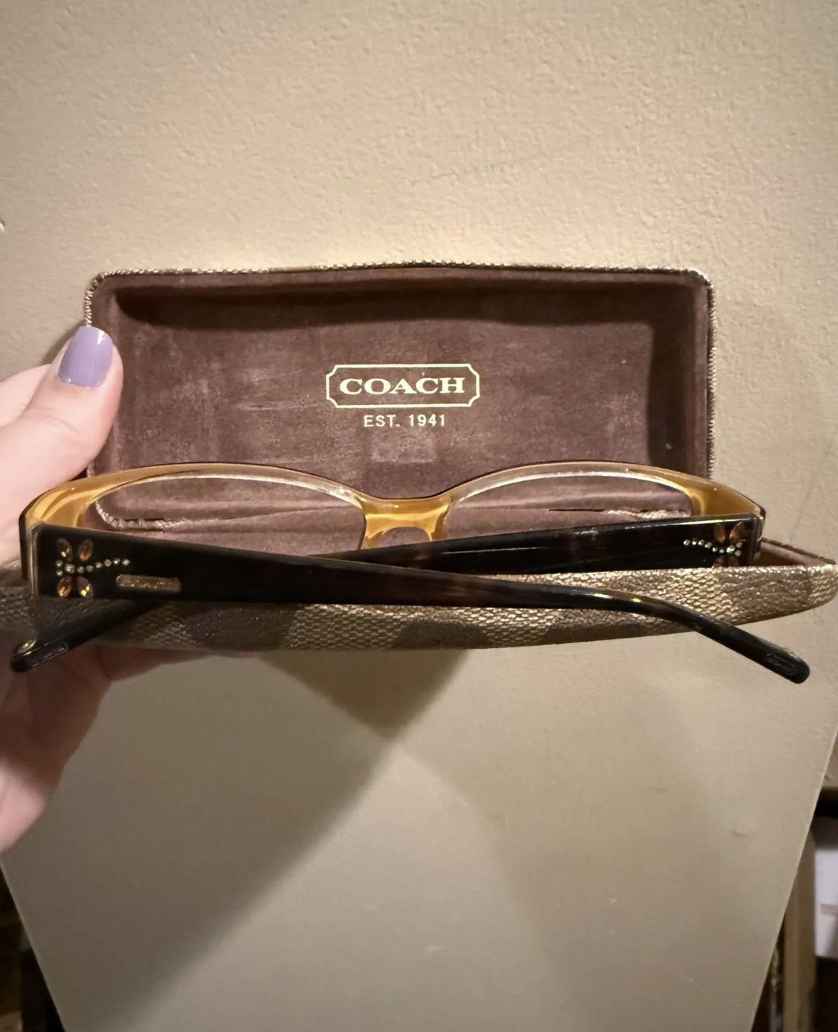 Coach COACH Dragonfly Eyeglasses and original case, y2k era Size ONE SIZE - 2 Thumbnail